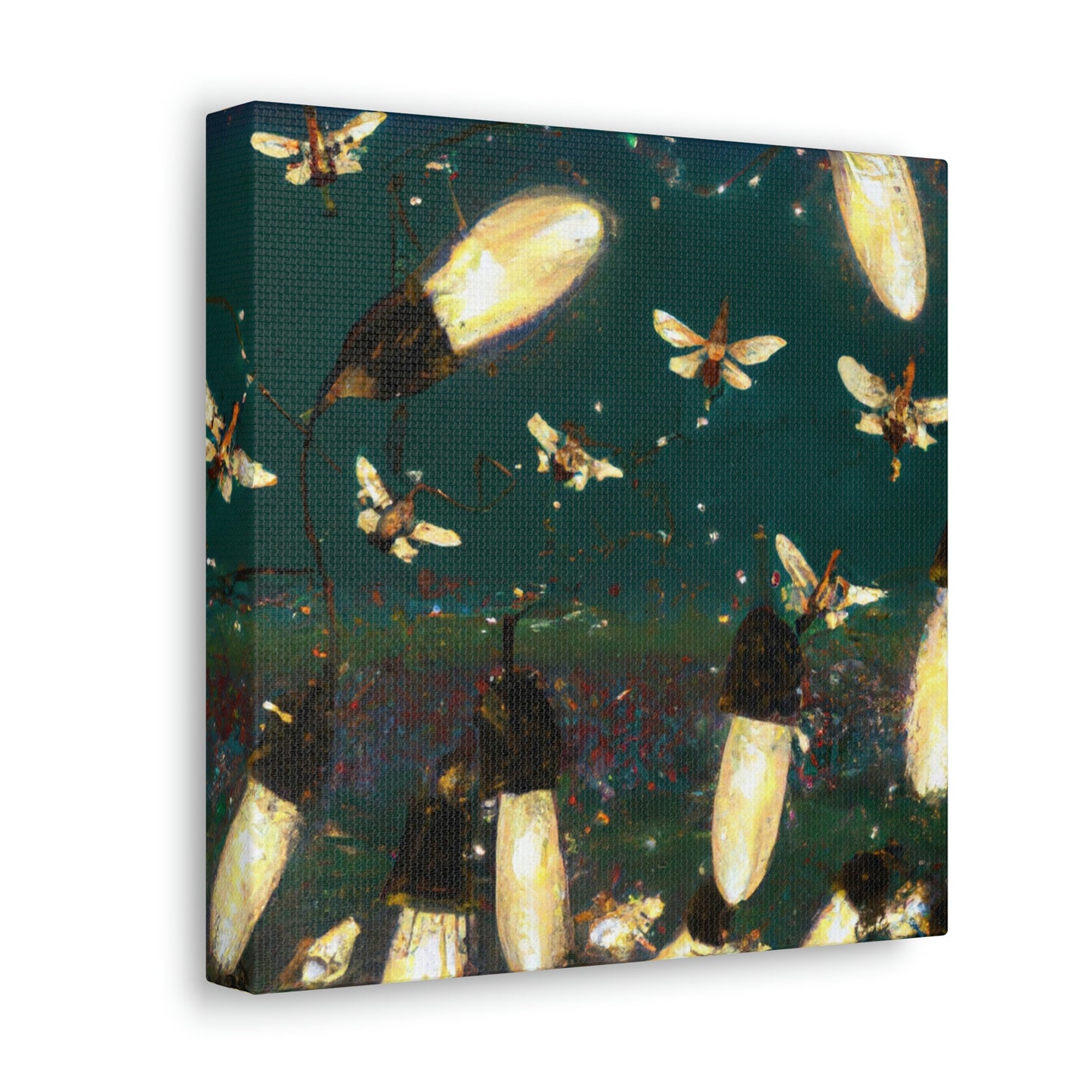 Twinkling Fireflies in the Evening Sky - The Alien Canva