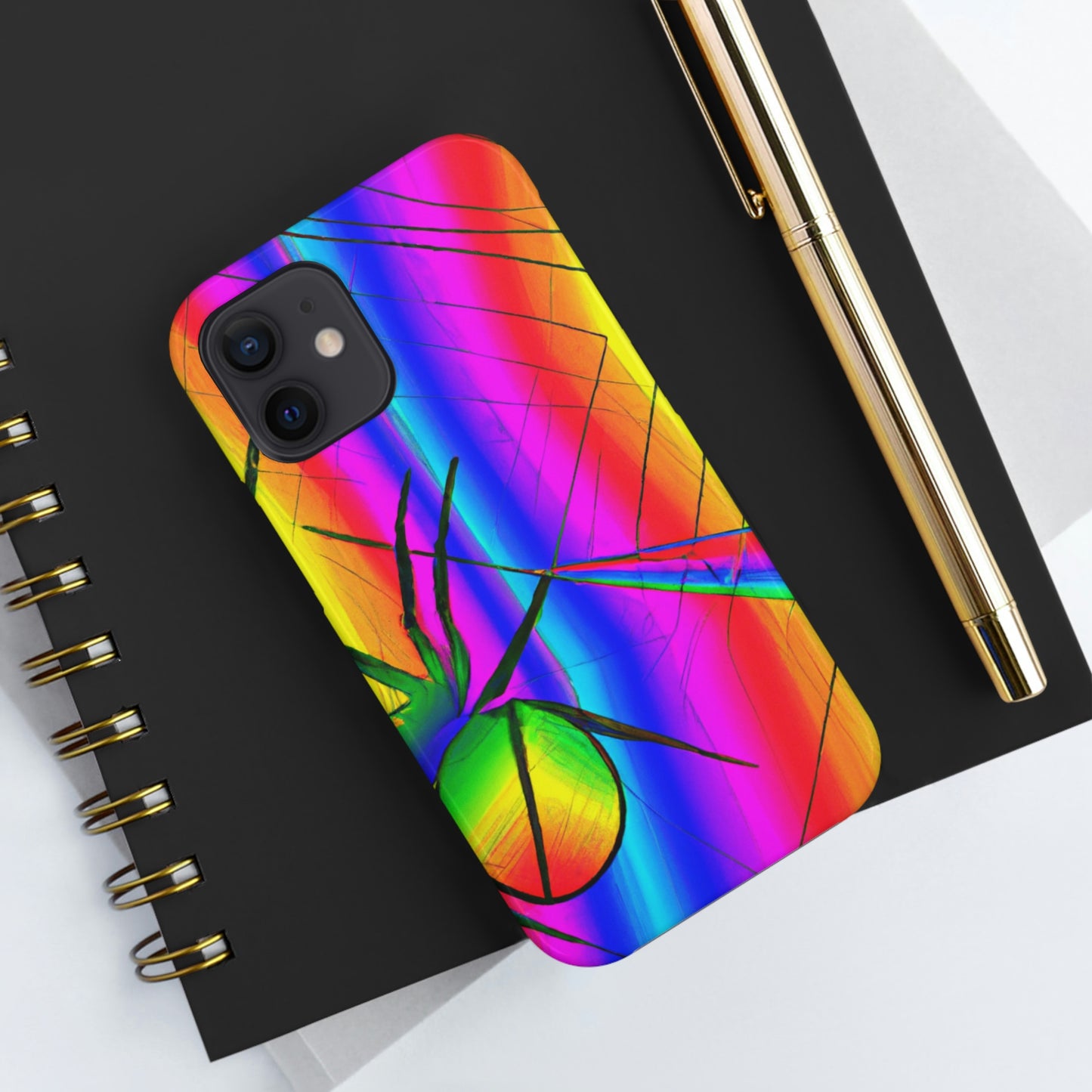 "A Spinnerette's Prismatic Web" - The Alien Tough Phone Cases