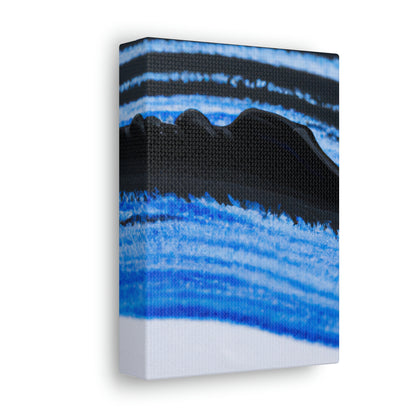 "A Blue and Black Dreamscape" - Canvas