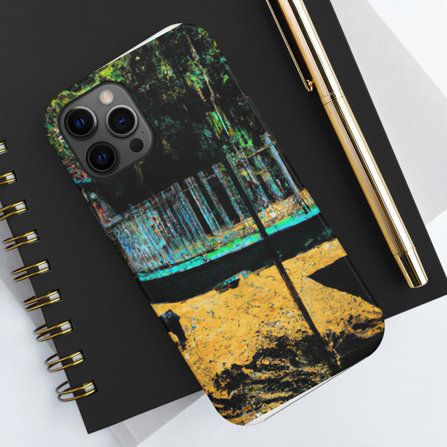 "Lost in the Shadows of Oblivion: A Journey Through the Abandoned Zoo" - The Alien Tough Phone Cases