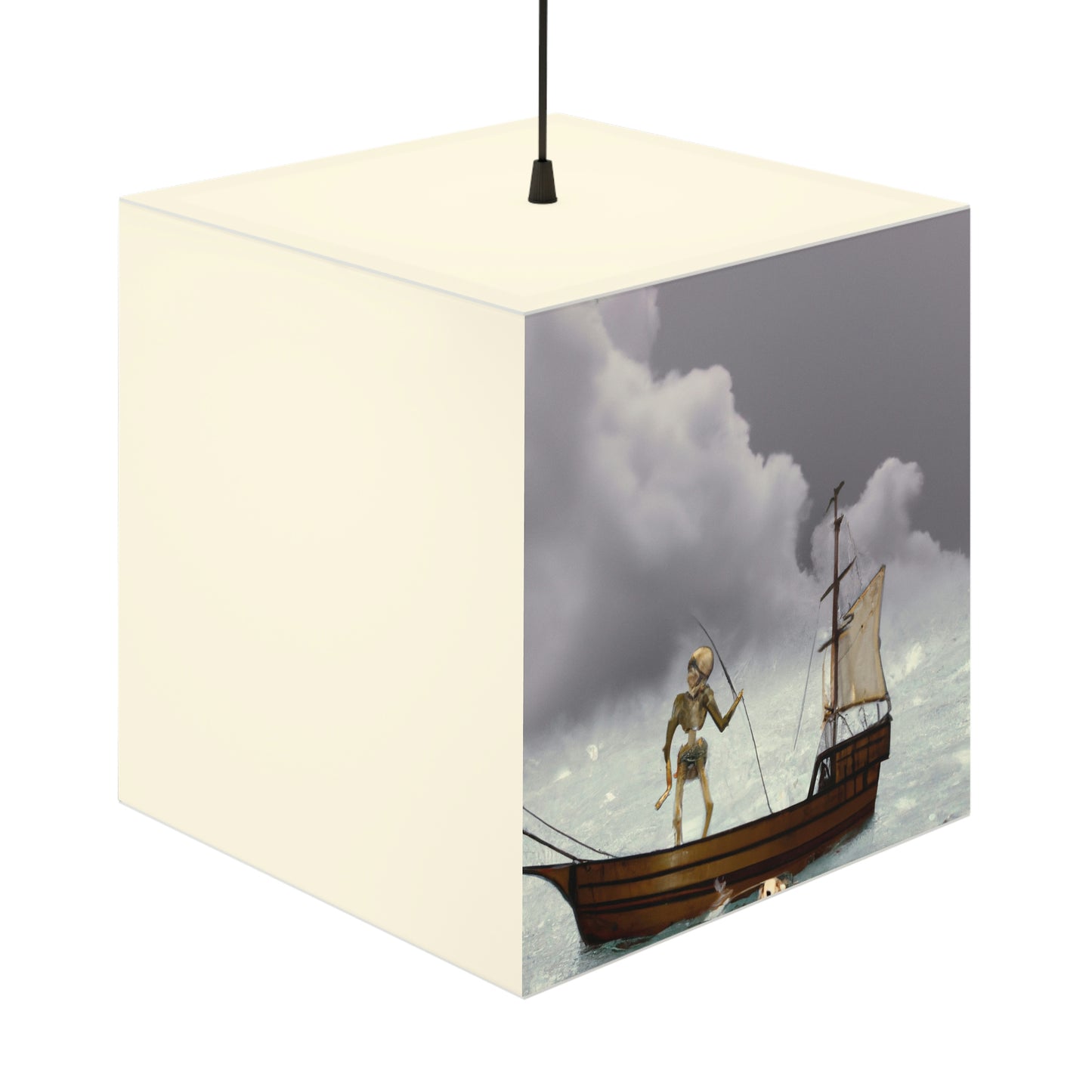 "The Phantom Captain of the Tempest Seas" - The Alien Light Cube Lamp