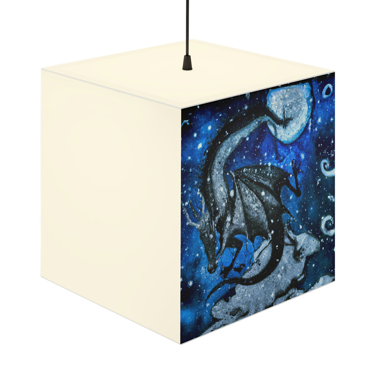 "Frosted Moonlight Dragon" - Die Alien Light Cube Lampe