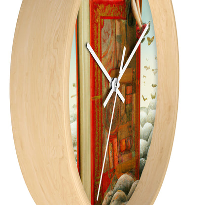 "Cradled by Knowledge" - The Alien Wall Clock