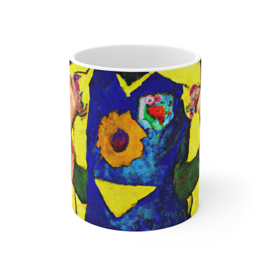 "Heroic Arise: The Rise of a Brave Young Girl" - The Alien Ceramic Mug 11 oz