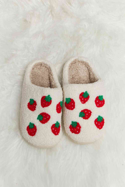 Plüsch-Slipper mit Melody-Print