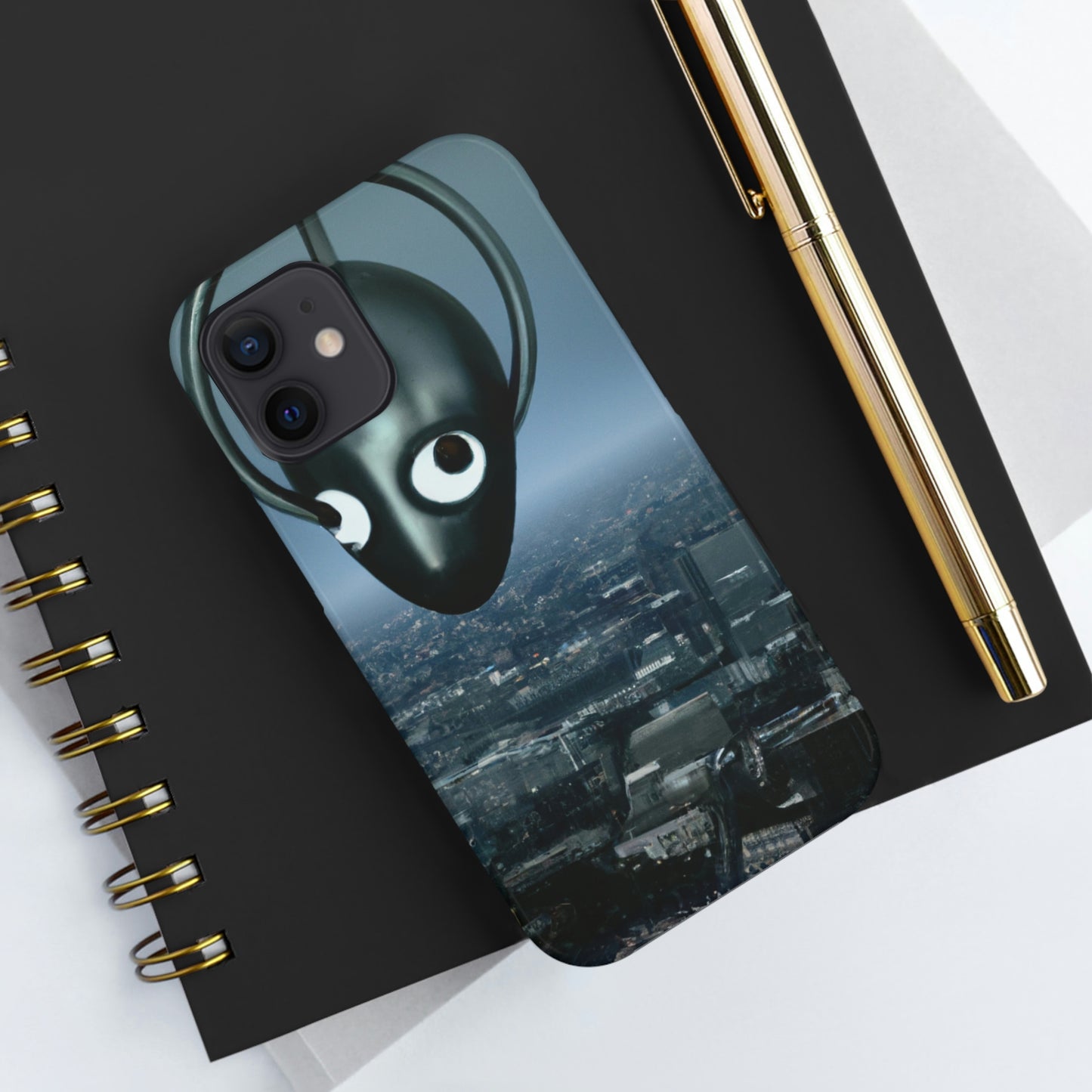 "A Distant Spark: An Alien's Search for Sanctuary in the City." - The Alien Tough Phone Cases