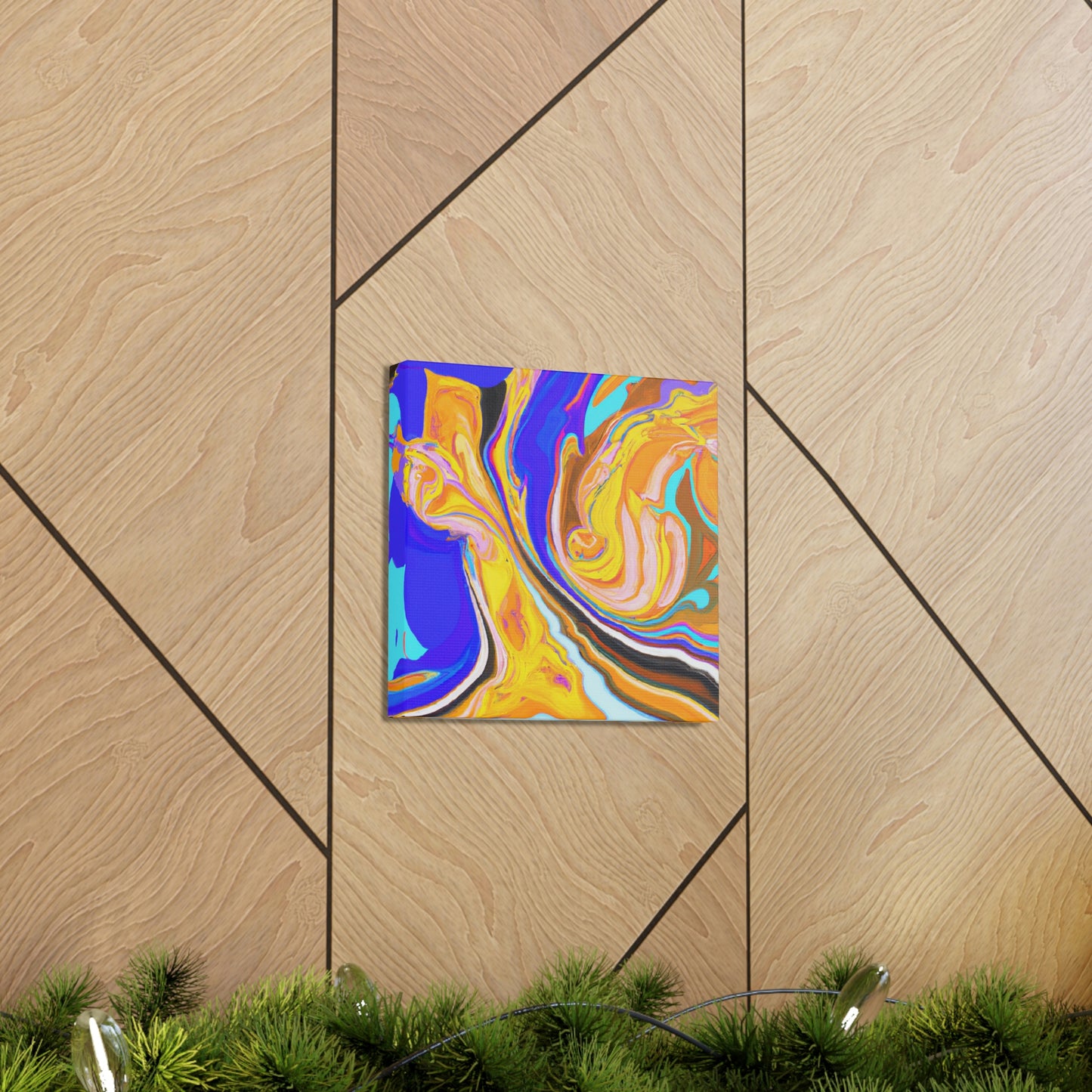 "Earth's Reflection: An Abstract Representation of Nature's Beauty" - The Alien Canva.