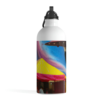 "Fair Invaders: A Cosmic Crash Course" - The Alien Stainless Steel Water Bottle