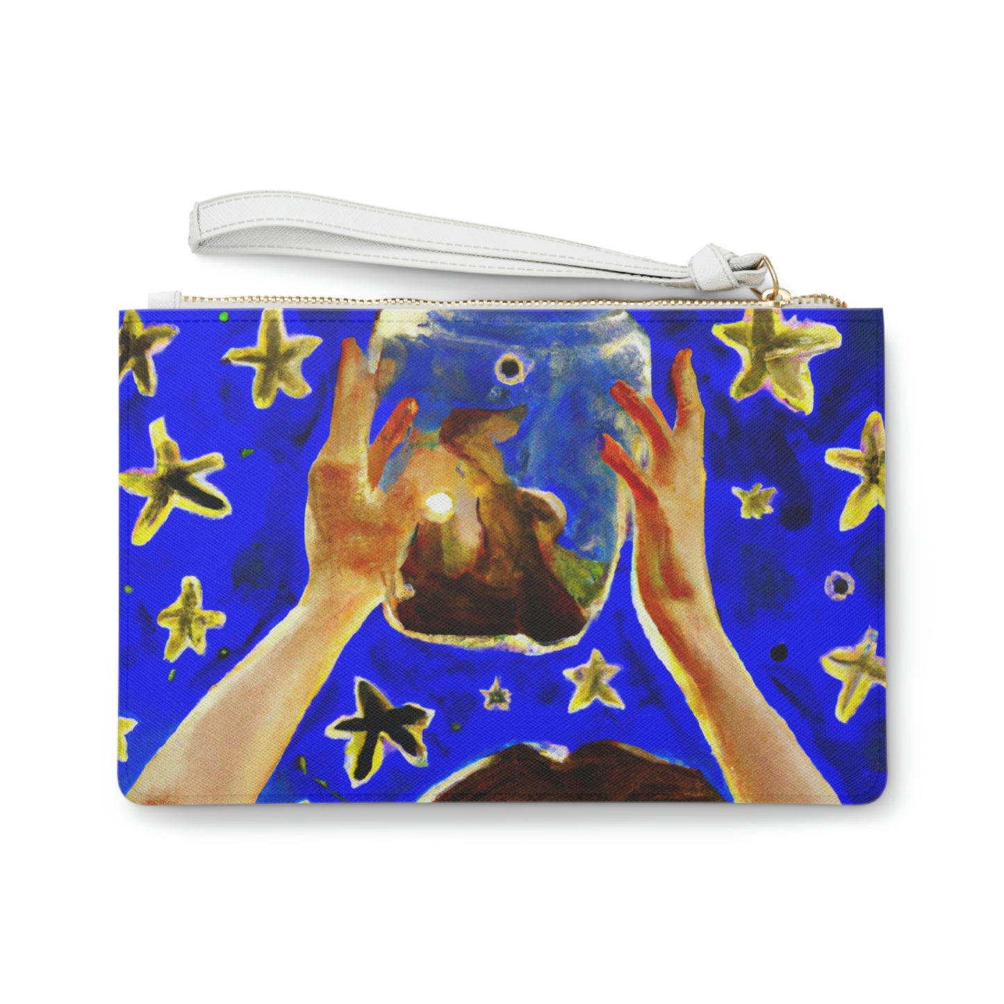 "Ein Krug Sternenstaub" - Die Alien Clutch Bag