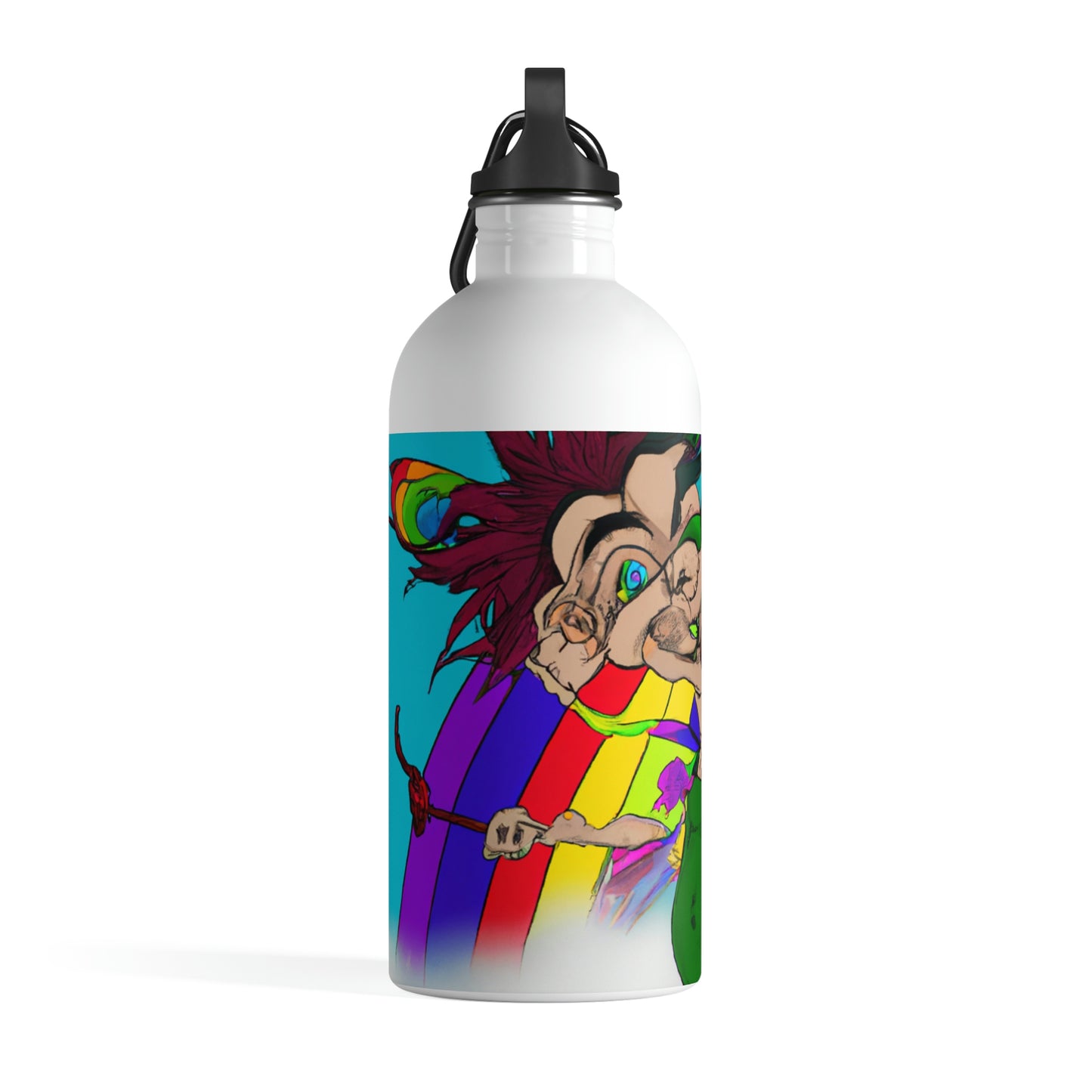 Rainbow Mischief Fairy - La botella de agua de acero inoxidable alienígena