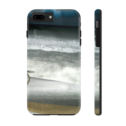 "A Sea of Turmoil: A Heron's Restlessness". - The Alien Tough Phone Cases