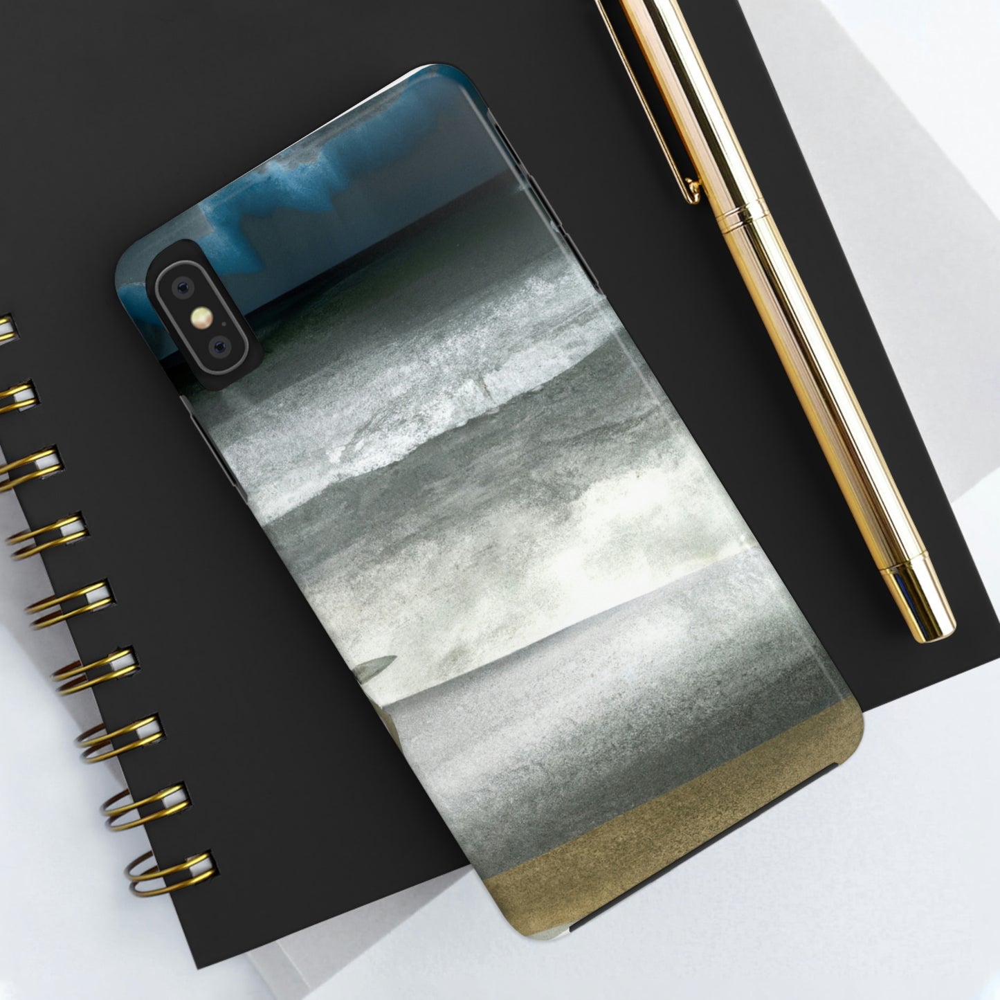 "A Sea of Turmoil: A Heron's Restlessness". - The Alien Tough Phone Cases