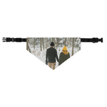 "Märchen im Schnee" - Das Alien Pet Bandana Halsband