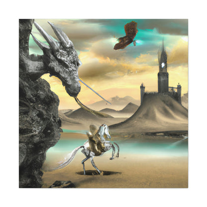 Der Ritter und der Thron des Drachen - The Alien Canva