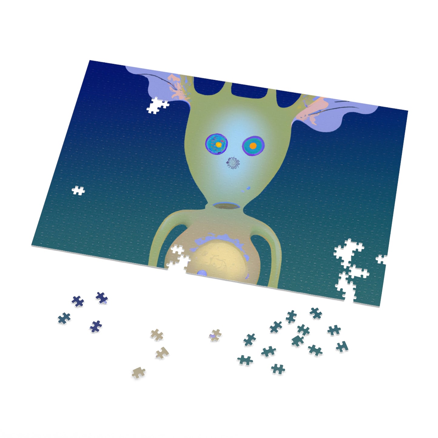 "Creating an Intergalactic Companion: Designing an Alien Pet for Kids" - The Alien Jigsaw Puzzle