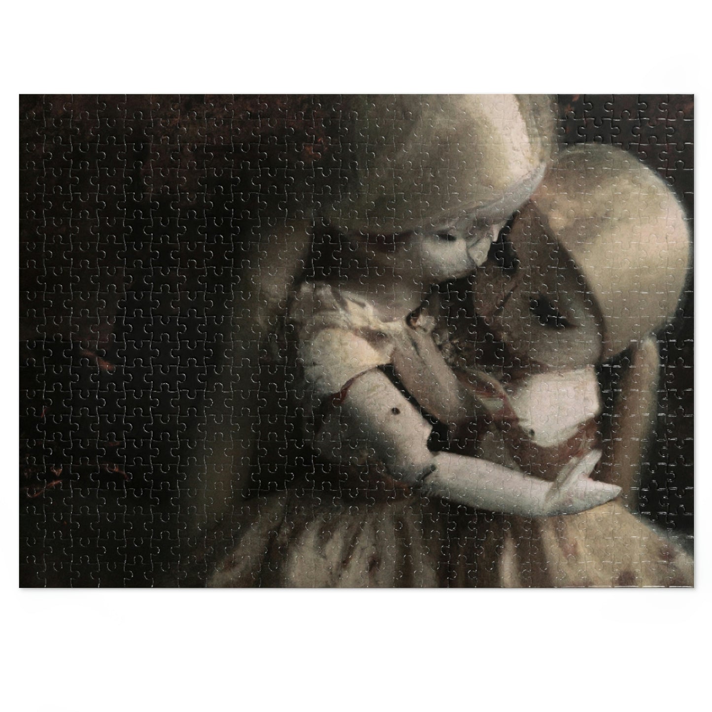 "A Melancholy Tango of Two Dolls" - The Alien Jigsaw Puzzle