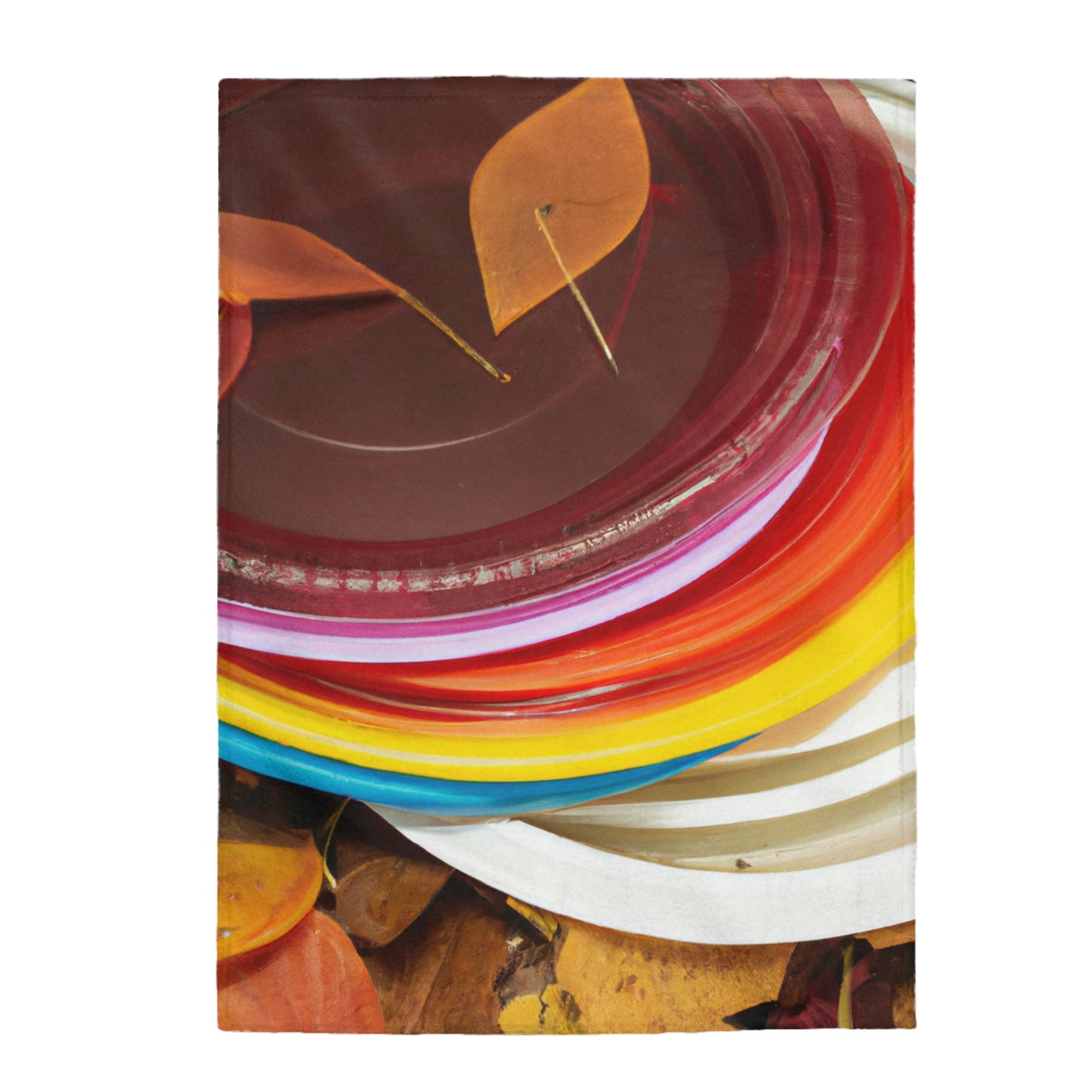 "Autumn Splendor Plates" - Die Alien Velveteen Plüschdecke