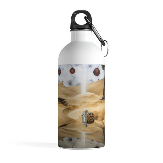 El espejismo de las arenas del desierto - La botella de agua de acero inoxidable alienígena