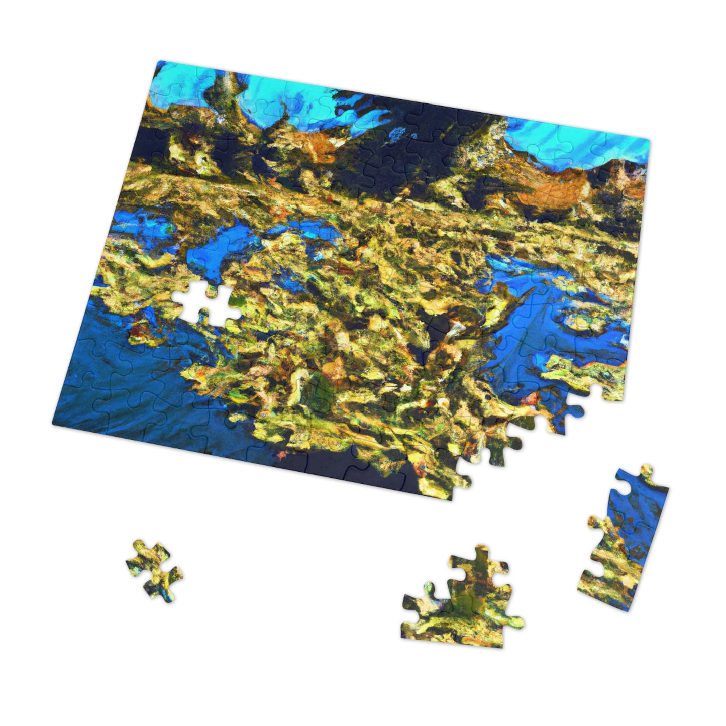 "Invasion of the Pond Monsters" - The Alien Jigsaw Puzzle