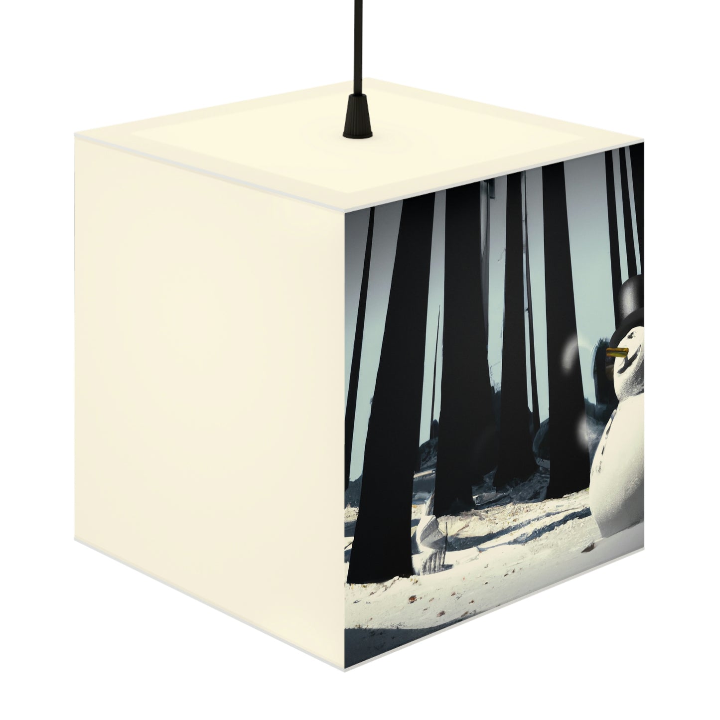 "Chilly Adventures in the Enchanted Forest" - Die Alien Light Cube Lampe