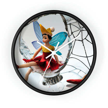 "Cursed Memories: The Broken Fairy's Plight" - The Alien Wall Clock