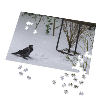 "The Snow Garden of the Wounded Crow" - The Alien Jigsaw Puzzle