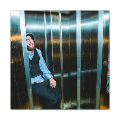 "Elevator Aesthetics: The Unusual Art of Being Stuck". - The Alien Canva