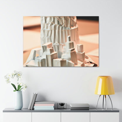 "Urban Sculpture in 3-Dimensions" - Canvas