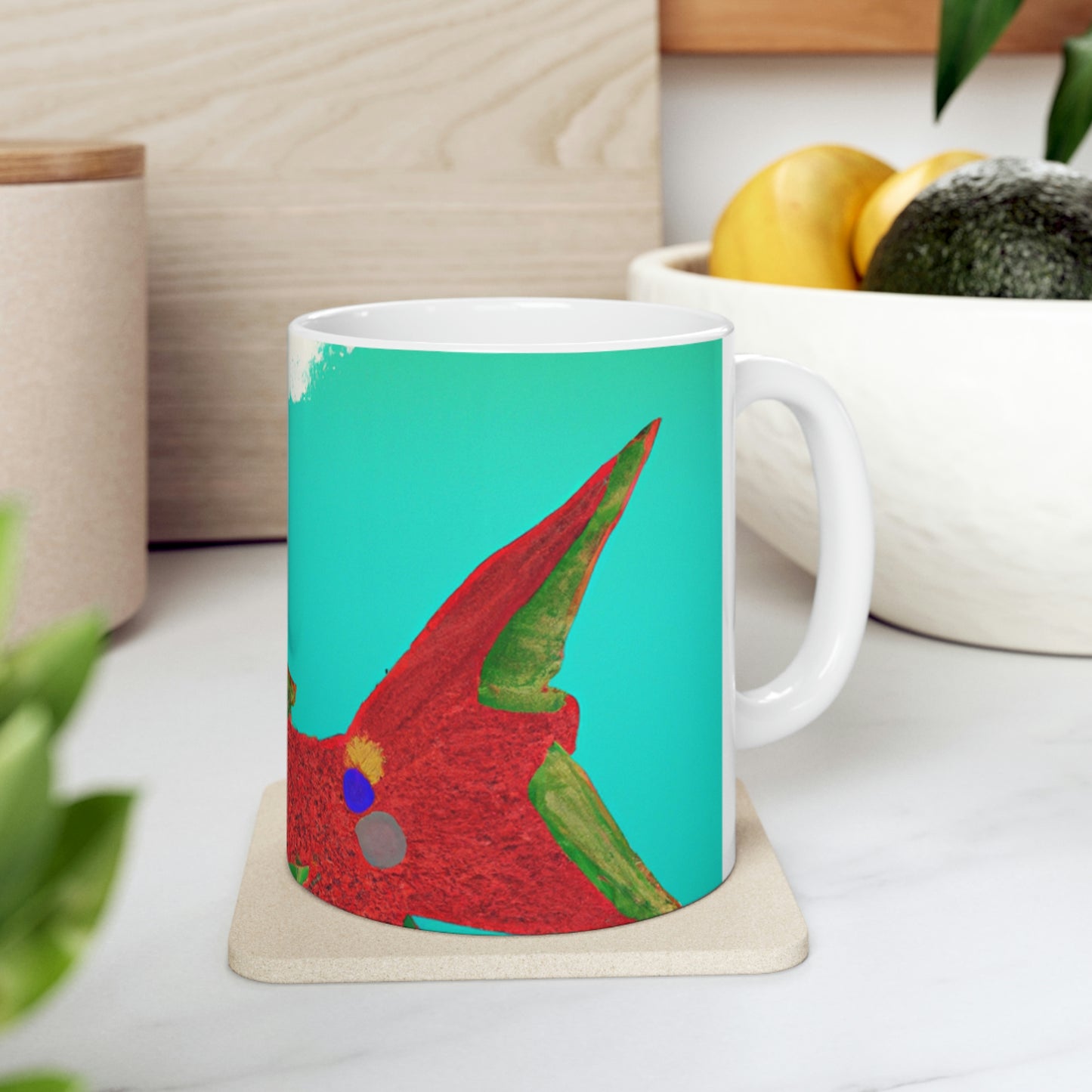 The Mysterious Flying Fish and Its Enigmatic Secret - The Alien Ceramic Mug 11 oz