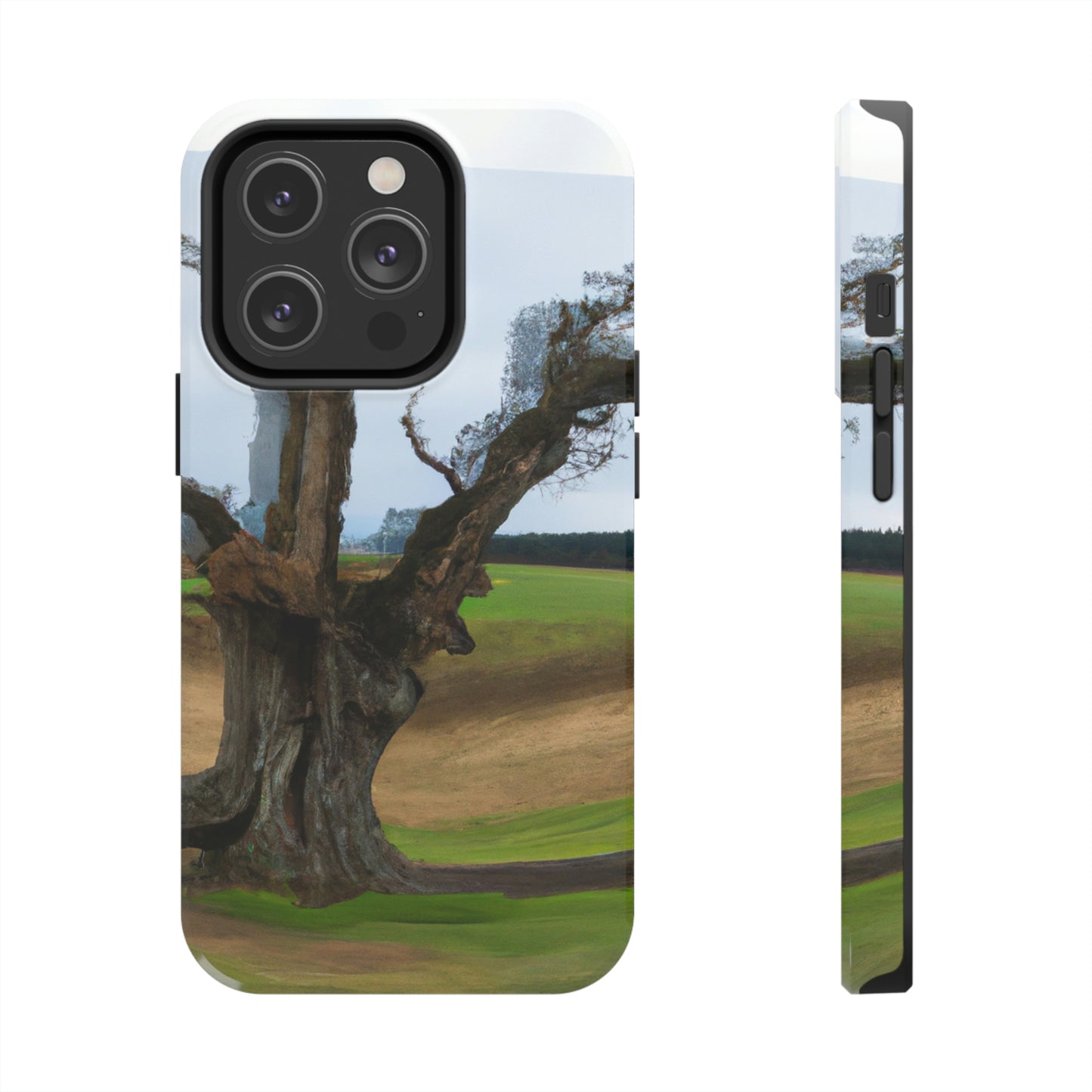 "A Shadow in the Meadow: The Last Standing Tree" - The Alien Tough Phone Cases