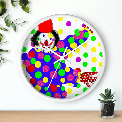 "Clowning Around in the Cold: A Winter Glove Story" - The Alien Wall Clock