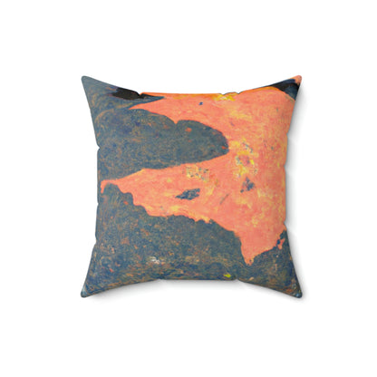 "Autumn Reflections" - The Alien Square Pillow