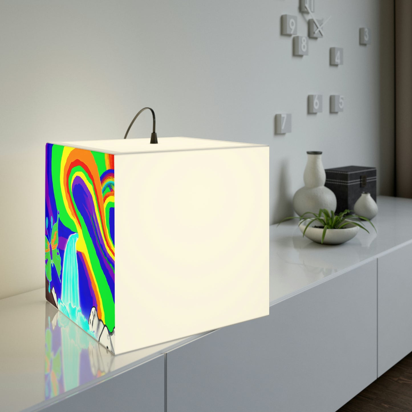 "Dancing Amongst the Splendor" - The Alien Light Cube Lamp