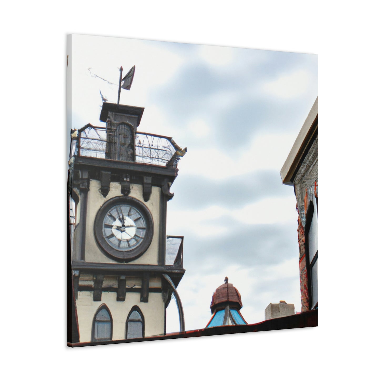 The Clocktower's Shadow - The Alien Canva