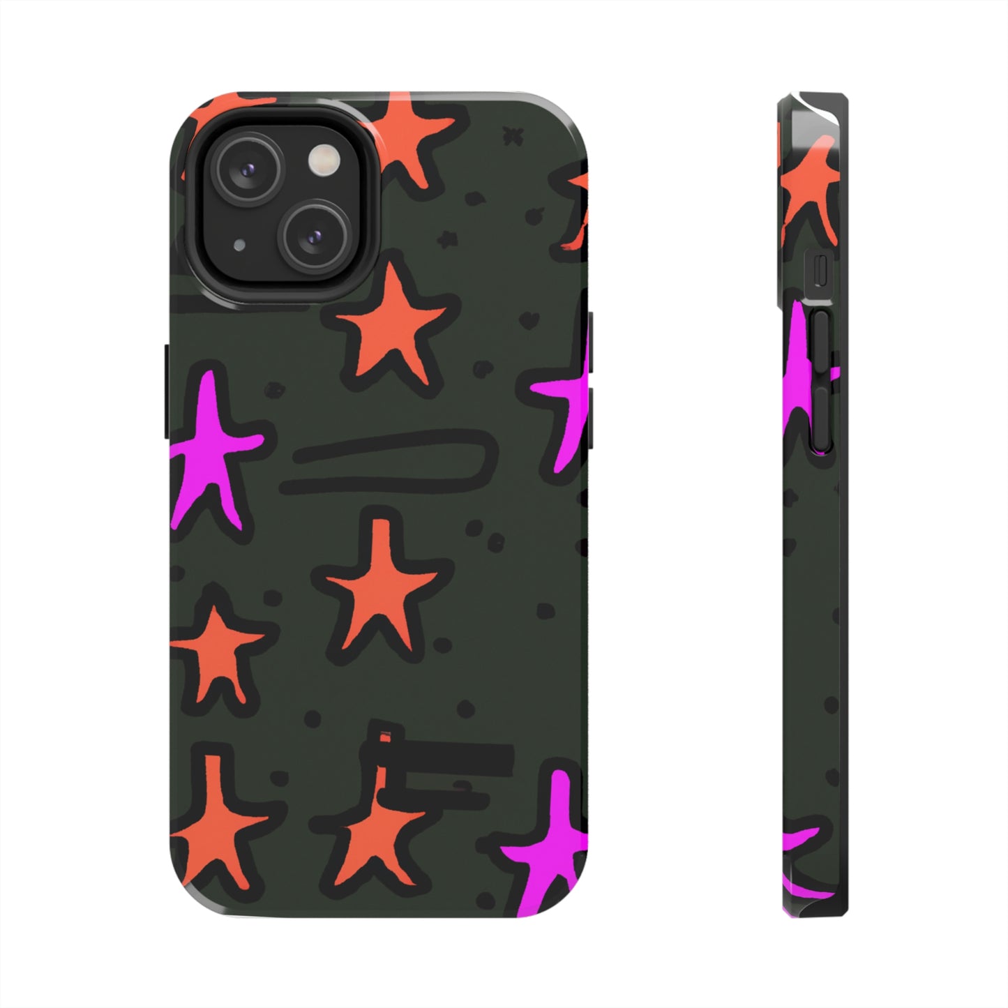 "Abandoned in the Glittering Night Sky" - The Alien Tough Phone Cases