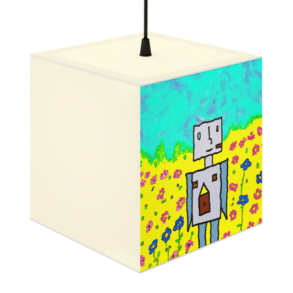 "Ein kleines Wunder in einem Blumenmeer" - Die Alien Light Cube Lampe