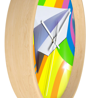 "A Flight of Color" - The Alien Wall Clock