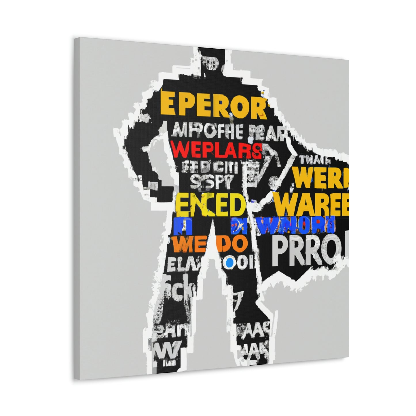 Superhéroe Word Pop Art - The Alien Canva