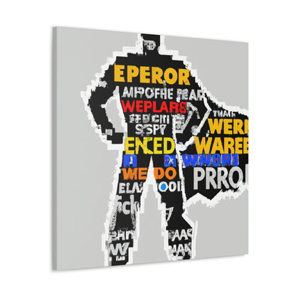 Superhéroe Word Pop Art - The Alien Canva