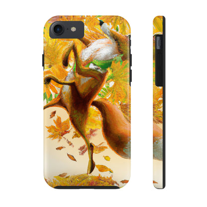 "Autumnal Adventure: A Fox's Mischief" - The Alien Tough Phone Cases