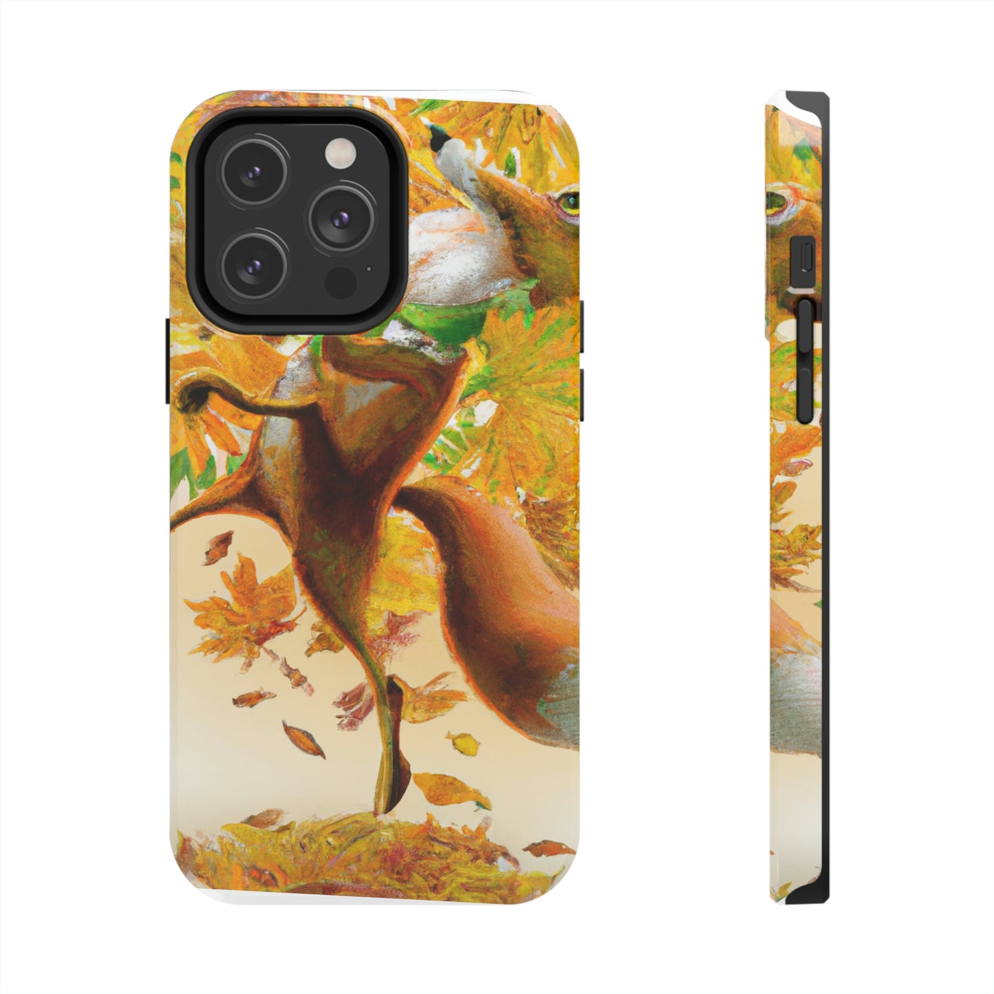 "Autumnal Adventure: A Fox's Mischief" - The Alien Tough Phone Cases