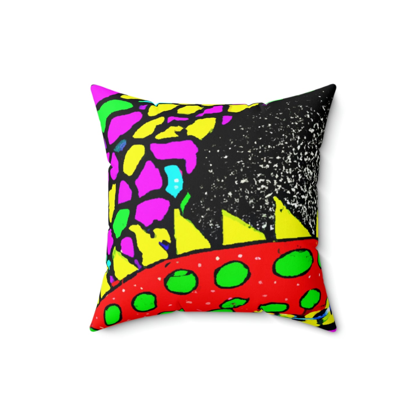 "Dragon's Flight to Freedom" - The Alien Square Pillow