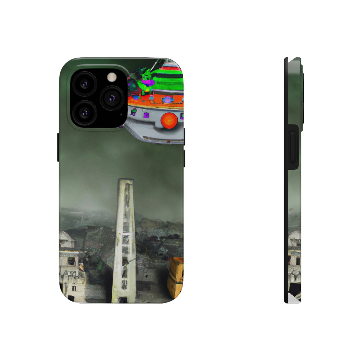 "Rätsel in den Ruinen" - Die Alien Tough Phone Cases