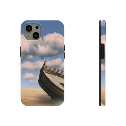 "Ein treibendes Boot: Das verlorene Erbe des Meeres." - Die Alien Tough Phone Cases