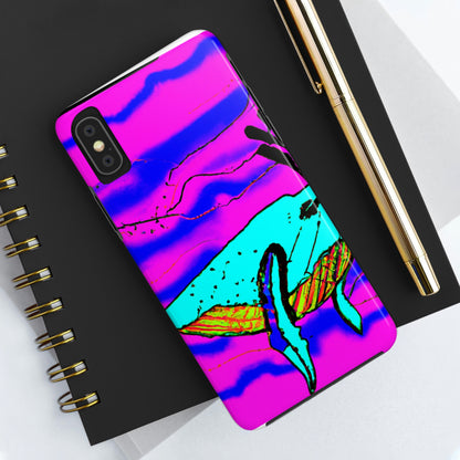 "Glow of the Neon Sea" - The Alien Tough Phone Cases