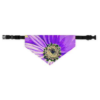 Purple Petals Popping: Create an Eye-Catching Daisy-Rose Fusion - The Alien Pet Bandana Collar