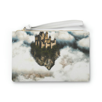 Mystic Castle in the Sky - Die Alien Clutch Bag