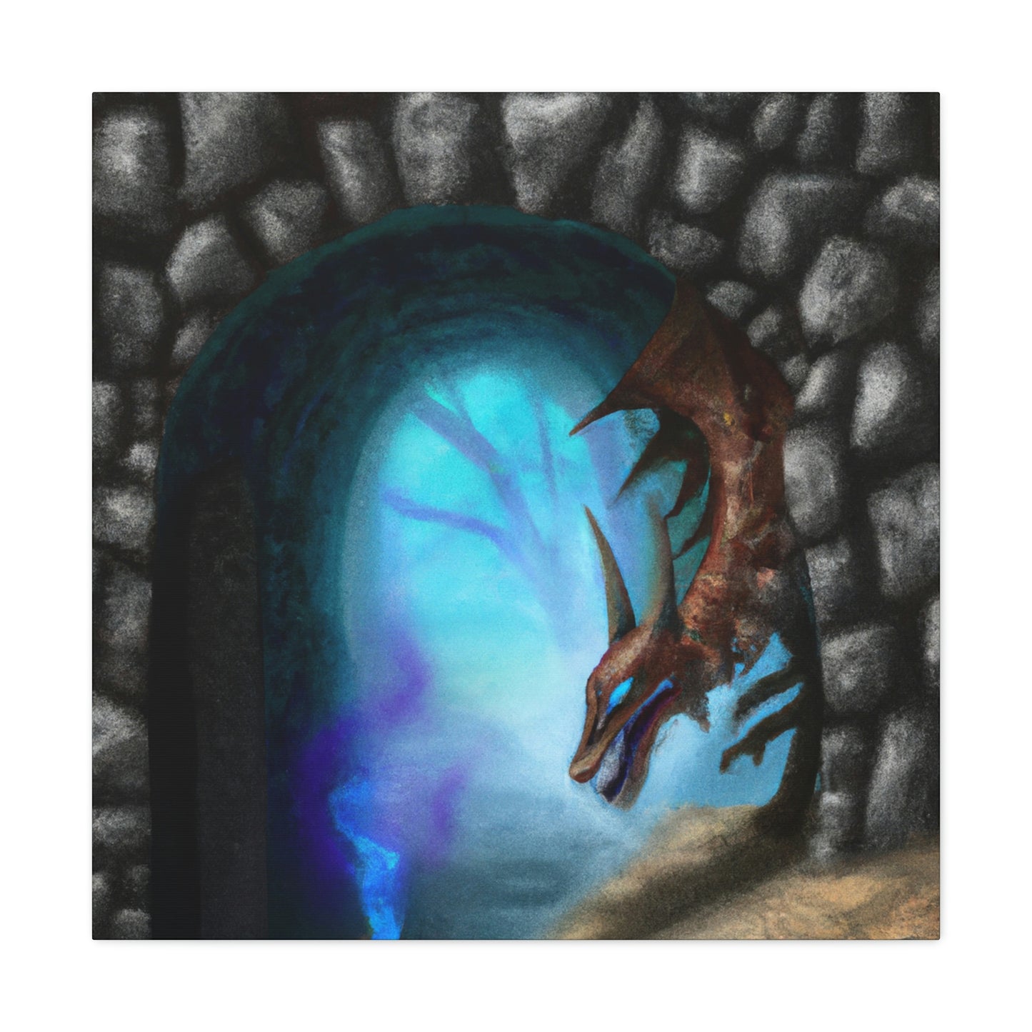 "The Dragon and the Forbidden Portal" - The Alien Canva