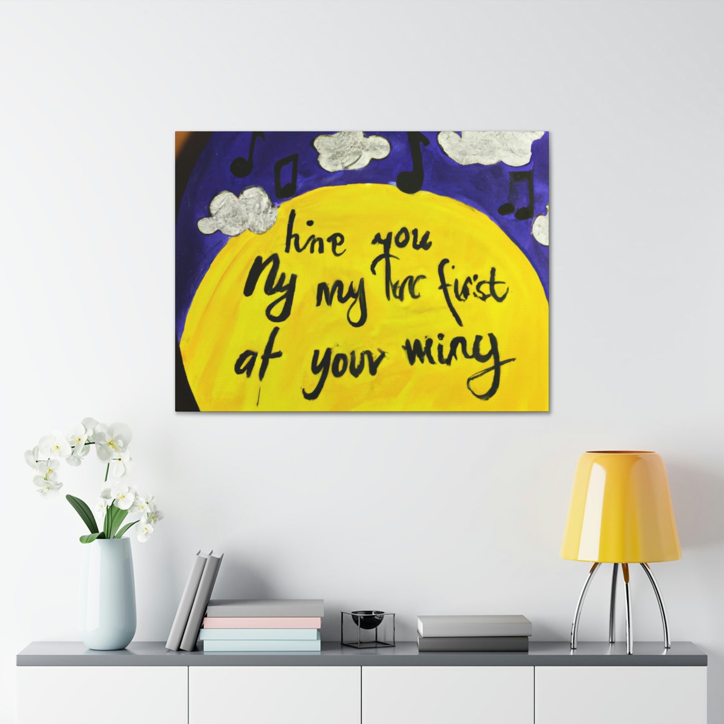 "Canvassing My Melody: A Song Inspired Painting" - Canvas