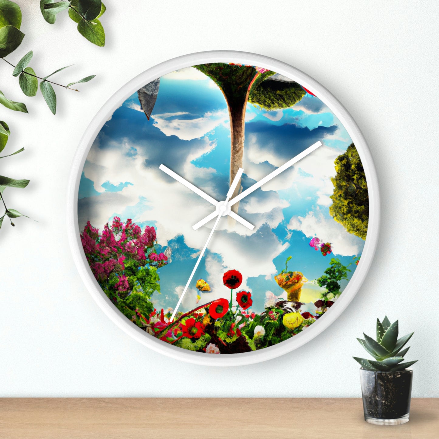 Rainbow Sky Garden - El reloj de pared alienígena